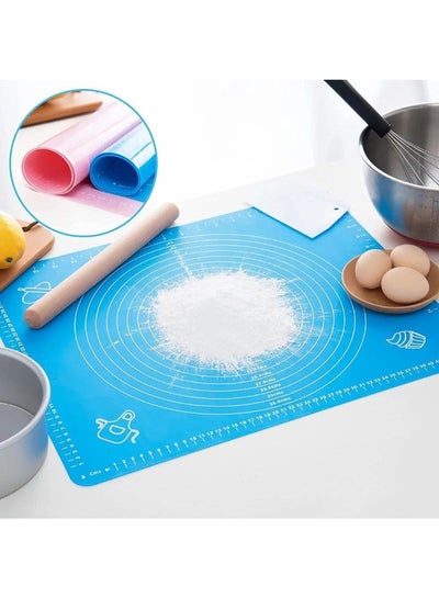 Buy Magic Mat: Extra Large Silicone Baking Mat with Measurements for Pastry Rolling - Non-Stick & Heat Resistant Liner in Assorted Colors in Egypt