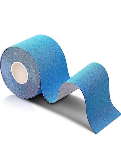 اشتري Kinesiology Physiotherapy Sports Adhesive Tape 5cm x 5m Blue Color في مصر