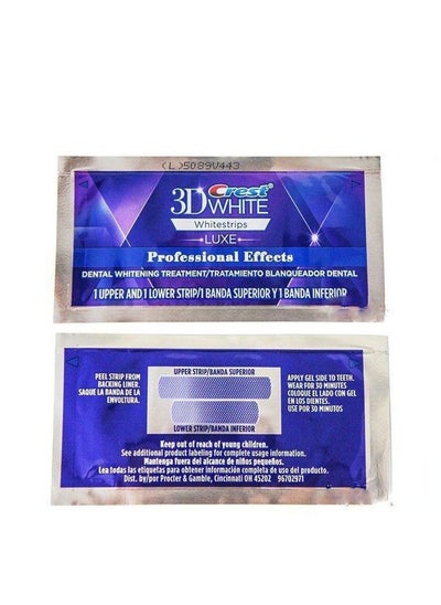 Buy 2-Piece 3D WhiteStrips Dental Whitening in UAE