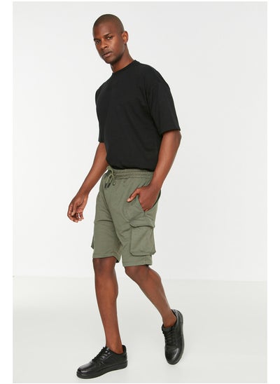 اشتري Light Khaki Men's Regular/Normal Cut Basic Shorts&Bermuda في مصر