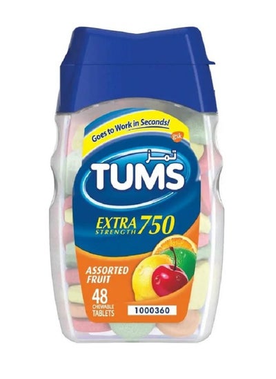 Buy Tums Double Strength 750mg 48 Tablets in Saudi Arabia