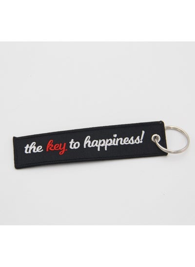 Buy The key to Happiness Key Tag with Embroidery in UAE