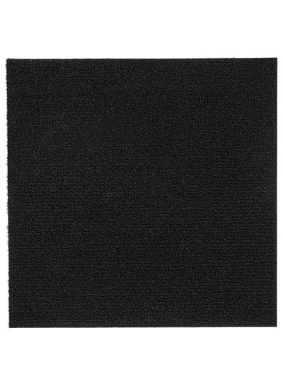 Buy COOLBABY Self-Adhesive Carpet Tiles - Easy to Install, Mix & Match Colors, Ribbed Texture - 10 Tiles(30x30CM, Square, Black） in UAE