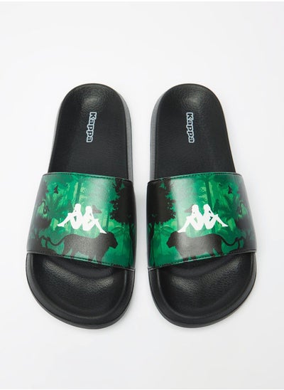 اشتري Men's Graphic Print Slip-On Slides في الامارات