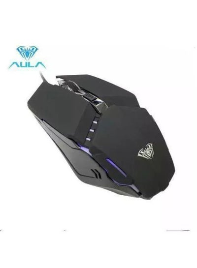 اشتري Aula S31 LED Wired Gaming Mouse with Breathing Backlight Effect في مصر