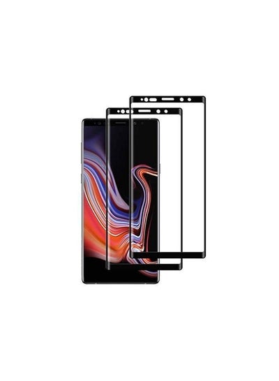 Buy Samsung Galaxy Note 9 5D Curved Glass Screen Protector – Black in Egypt