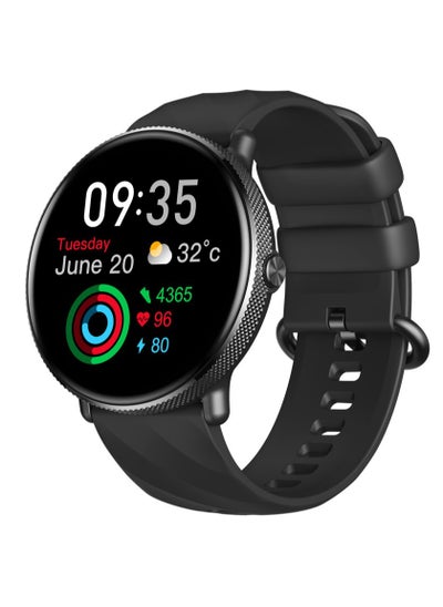 Buy GTR 3 PRO AMOLED Bluetooth Full Touch Call Smart Watch 260mAh 1.42 Inch Midnight Black Silicone Strap in UAE