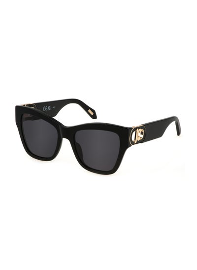 اشتري Women's Butterfly Shape  Acetate Sunglasses SJC037 540700 - Lens Size: 54 Mm - Shiny Black في السعودية