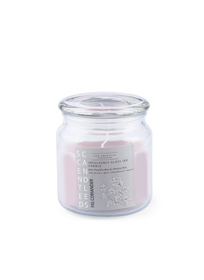 Buy Indulgence Fig Coriander Jar Candle 280Gm - 20 Hrs in UAE