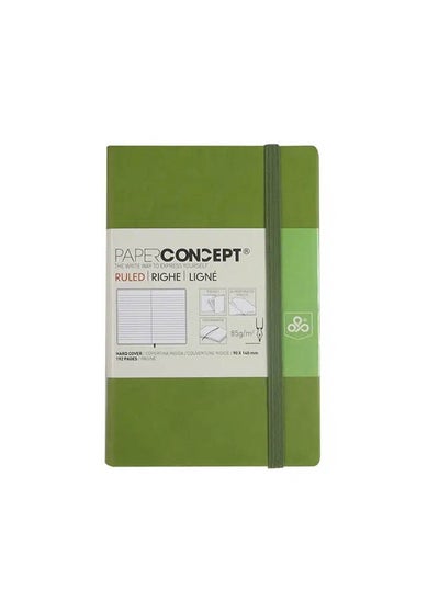 Buy Paper Concept Executive Notebook A6 Hard Cover Green in Egypt