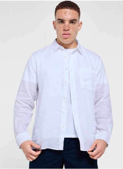 Buy Linen Regular Fit Shirt in UAE