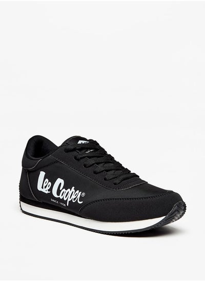 Buy Women Logo Print Lace-Up Sneakers in Saudi Arabia