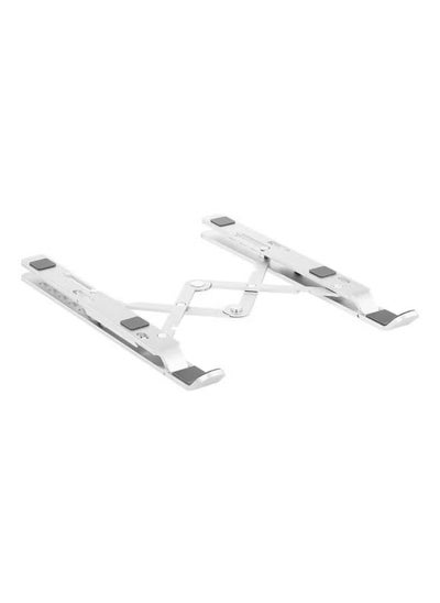 اشتري ALUMINUM LAPTOP STAND SG-002-حامل لاب توب من الالومنيوم-قابل للطي والتعديل-متوافق مع جميع اجهزه اللابتوب و التابلت-استخدام متعدد المقاسات-تعديل الرفع بـ 6 عقد-زاوية الراحة للاستخدام في مصر