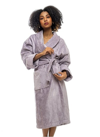 Buy Wave 100% Cotton Bathrobe One Piece in Saudi Arabia