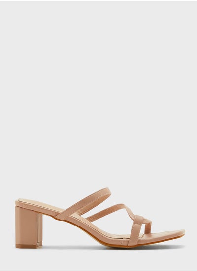 Buy Square Toe Skinny Strap Mules in UAE