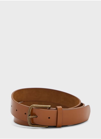 Buy Casual Faux Leather Belt in Saudi Arabia