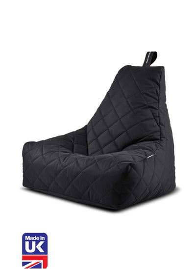 Buy Extreme Lounging® - Original Mighty Quilted Bean Bag - Made in UK - Premium Quality Double Stitched Bean Bag - UV Protected & Waterproof - Large BeanBags Chair - Ideal for Indoor & Outdoor Use -Black in Saudi Arabia