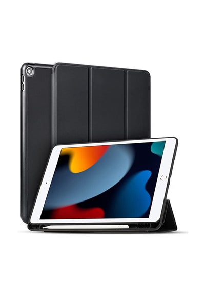 اشتري iPad 10.2 Inch Case with iPad Pencil Holder and Auto Sleep/Wake Function Compatible with iPad 7th, 8th, and 9th Generations في الامارات