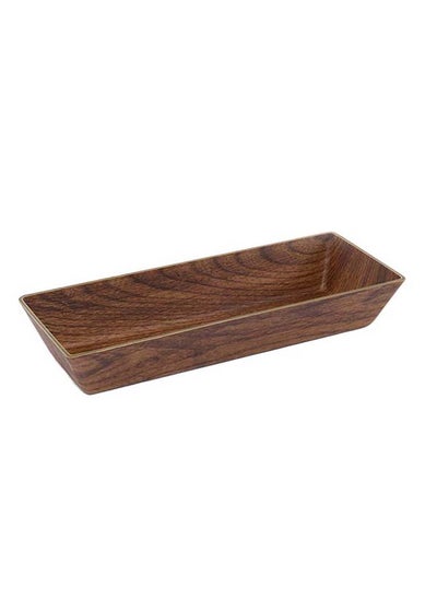 Buy Tokyo Large Deep Plate, Mahogany - 28x11 cm in UAE