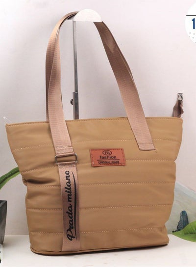 Buy A practical and attractive women's handbag beige in Egypt