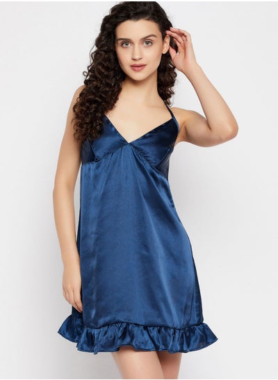 Buy Satin Short Night Dress in UAE