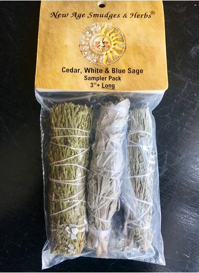 Buy White , Cedar and Blue Sage Sampler Pack in UAE