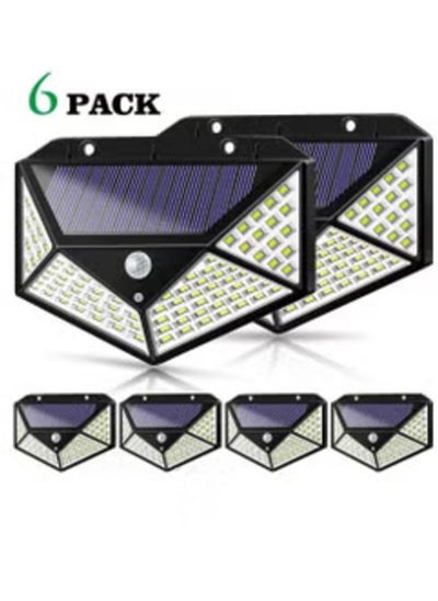 Buy 6 Pairs Solar Outdoor LED Lights with Reflectors – Waterproof for Front Door, Yard, Garage, and Deck in UAE