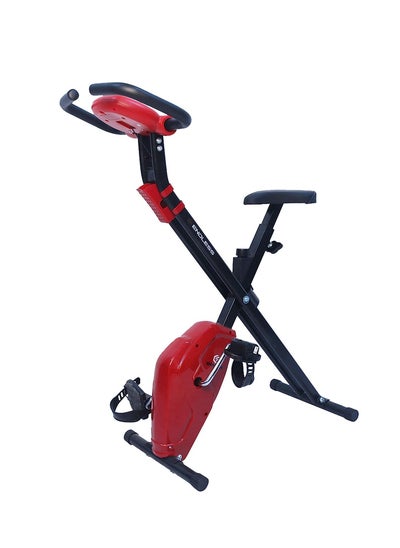 Buy EL 930 Steel Foldable Exercise Bike With ‎Speed, Heart Rate, Time and Distance LCD Digital Display | Alloy Steel | 110 Kg (242LB) Max Weight Support in UAE