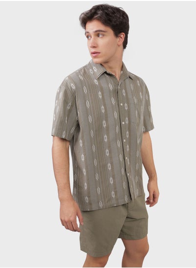 Buy Essential Button-Up Poolside Shirt in Saudi Arabia