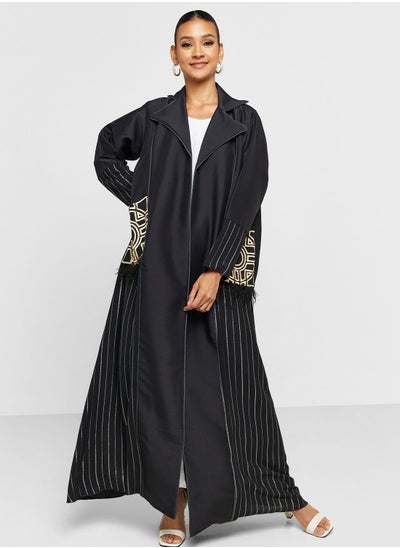 Buy Embroidered Abaya With Pockets in UAE