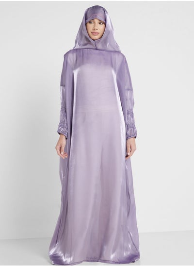 اشتري Hooded Knitted Prayer Abaya في الامارات