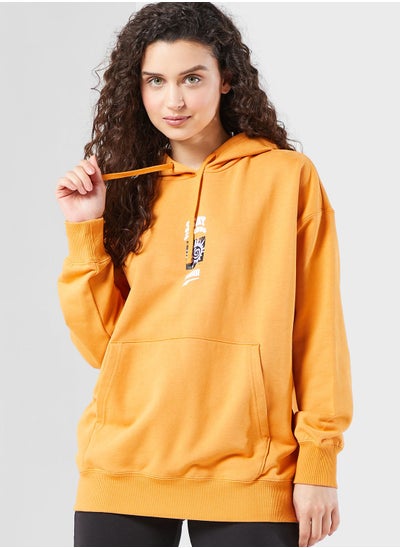 Buy Downtown Oversized Graphic Hoodie in UAE