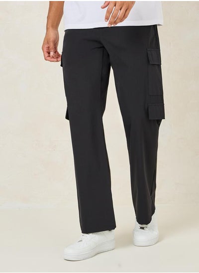 Buy Relaxed Fit Cargo Pocket Detail Pants in Saudi Arabia