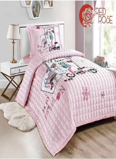 Buy Children's Velvet Compressed Quilt 160x220 cm in Saudi Arabia