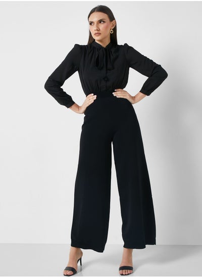 Buy Wide Leg Knitted Jumpsuit in UAE