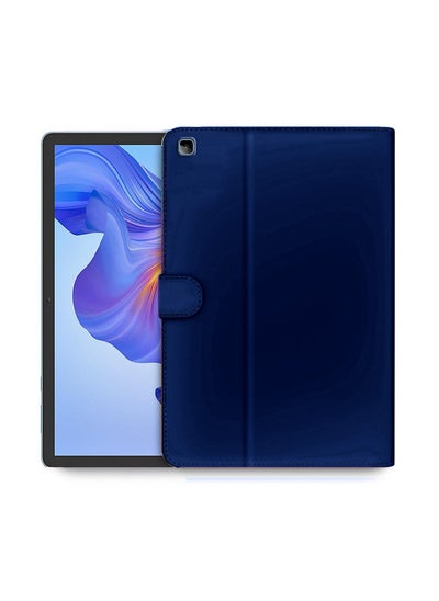 Buy High Quality Leather Smart Flip Case Cover With Magnetic Stand For Honor Pad X8 10.1 Inch 2022 / Pad X8 Lite 9.7 Inch 2022 Navy Blue in Saudi Arabia