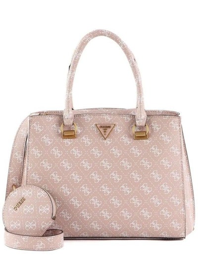 Buy GUESS Womens Alexie Satchel Bag Satchel Bag Pink in Saudi Arabia