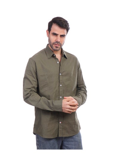 Buy Coup - Linen Shirt With Long Sleeves in Saudi Arabia