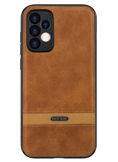Buy Rich Boss Leather Back Cover For Samsung Galaxy A23 (Light Brown) in Egypt