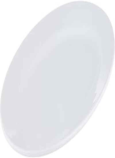 Buy Royal Porcelain Oval Porcelain Plate, 19x13 cm - White in Egypt