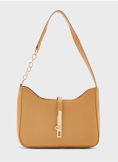 اشتري Trim Detail Shoulder Bag في الامارات