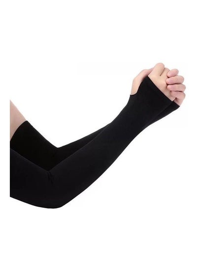 Buy Pair Of Ice Silk Sport Skin Arm Sleeves Gloves in Saudi Arabia