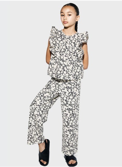 اشتري Kids Printed Linen Trousers في الامارات