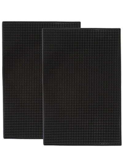 Buy Bar Mat 18 x 12, Thick Durable and Stylish Bar Mat for Spills, Coffee Bar Mat Under Coffee Maker, Non Slip, Non-Toxic, Service Mat For Coffee, Bars, Restaurants and Counter Top in UAE