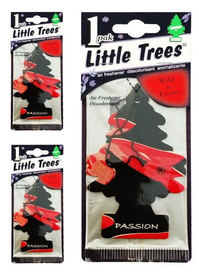 Buy 3 Pcs Hanging Paper Card Air Freshener, Passion in UAE