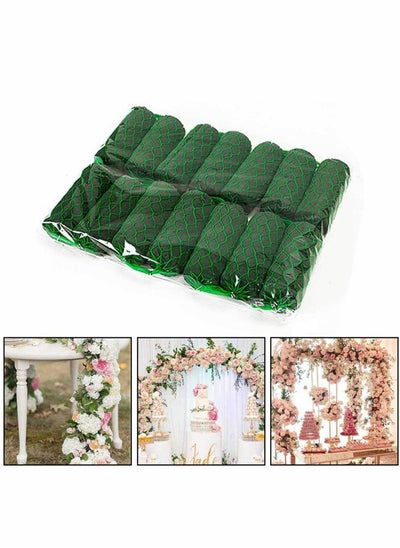 Buy Flowers Wet Foam Wreath, Absorbent Flower Stand Arches Tabletop Flower Arrangement Material Floral Craft Wet Foam For Home Garden Florist Wedding Decorations 14 Pieces in UAE