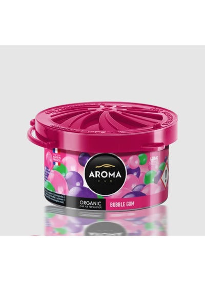 اشتري Aroma France Organic Can Bubble Gum Long Lasting Air Freshener For Car, Home, And Office (Made In Poland)… في مصر