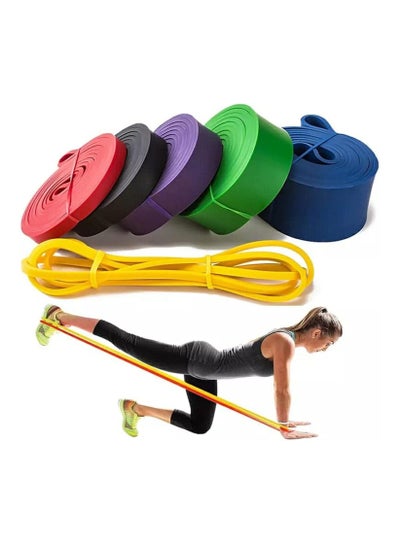 Buy Pulling Help Belts, Latex Resistance Ribbon Loop for Strength Training, Warming, Stretching, Muscle Building, Home Gym Equipment for Men and Women in Egypt