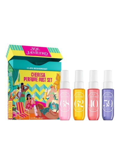 Buy Sol de Janeiro Cheirosa Perfume Mist Set | Travel Size Mini Fragrances (4 x 30ml) – Tropical Scents Collection in UAE