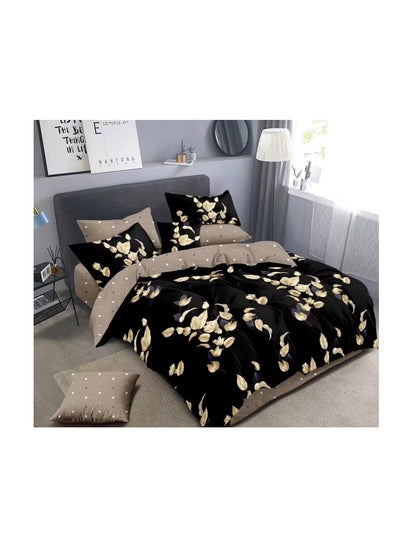 Buy Single Size Duvet Cover Sets classic Pattern Bedding cover Set (1 Duvet Cover 160 * 210 CM +Fitted bed sheet 120x200 * 30CM +2 Pillowcases) in UAE